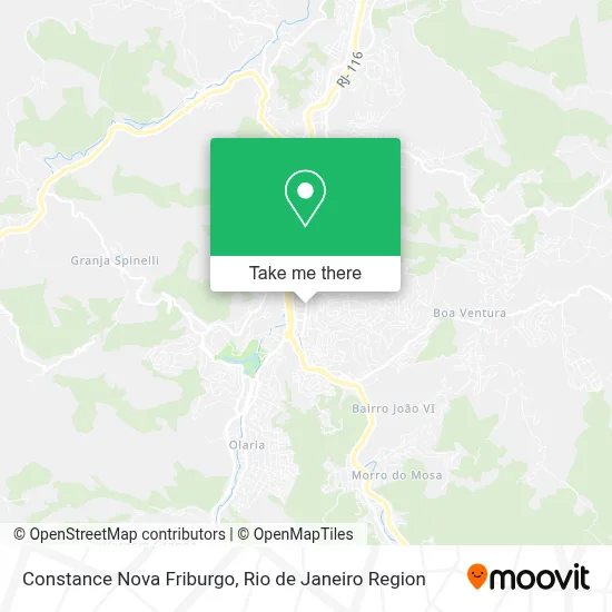 Constance Nova Friburgo map