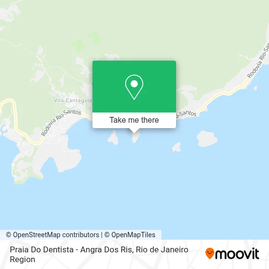 Praia Do Dentista - Angra Dos Ris map