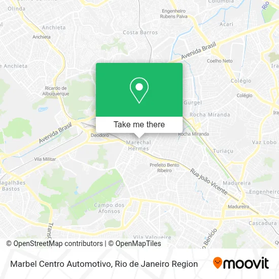 Marbel Centro Automotivo map