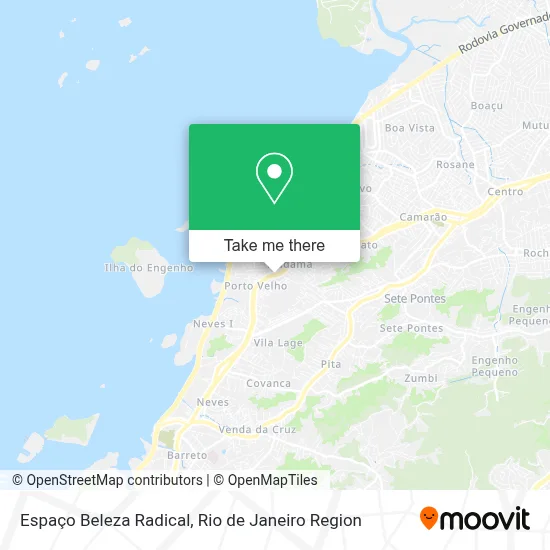Espaço Beleza Radical map