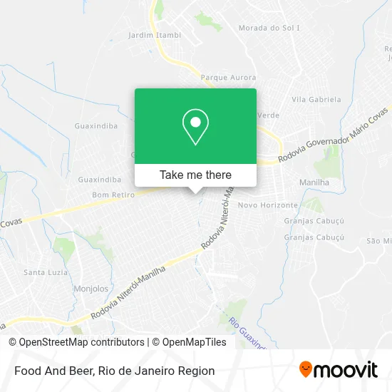 Food And Beer map