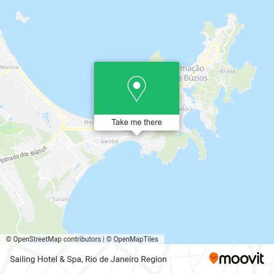 Sailing Hotel & Spa map