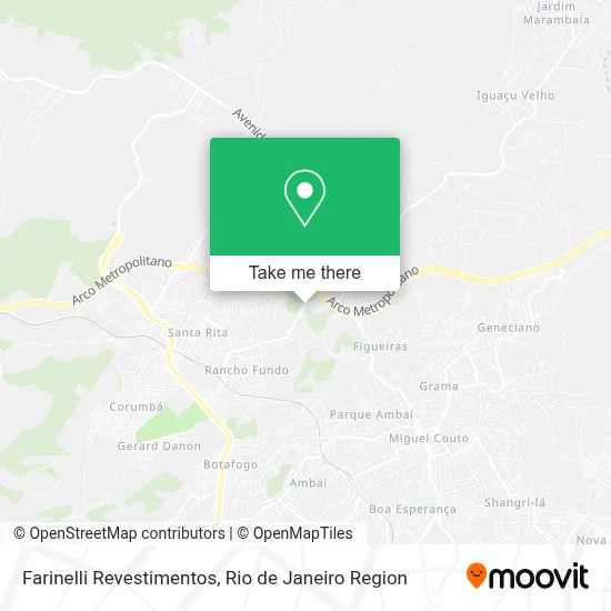 Farinelli Revestimentos map