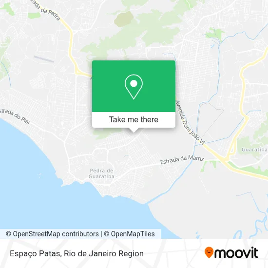 Espaço Patas map