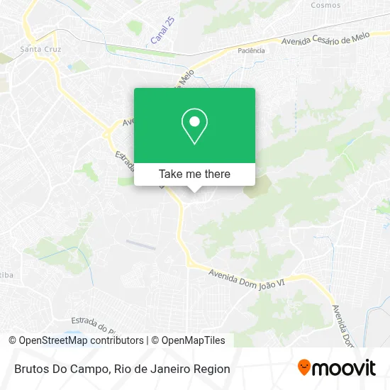 Brutos Do Campo map