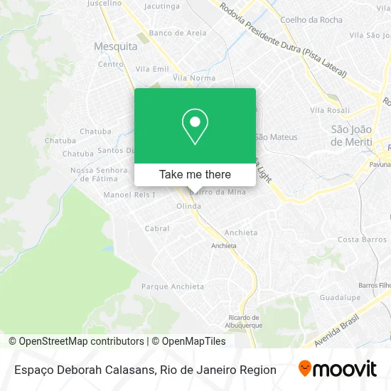 Espaço Deborah Calasans map