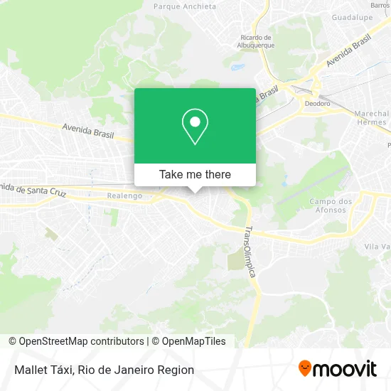 Mallet Táxi map