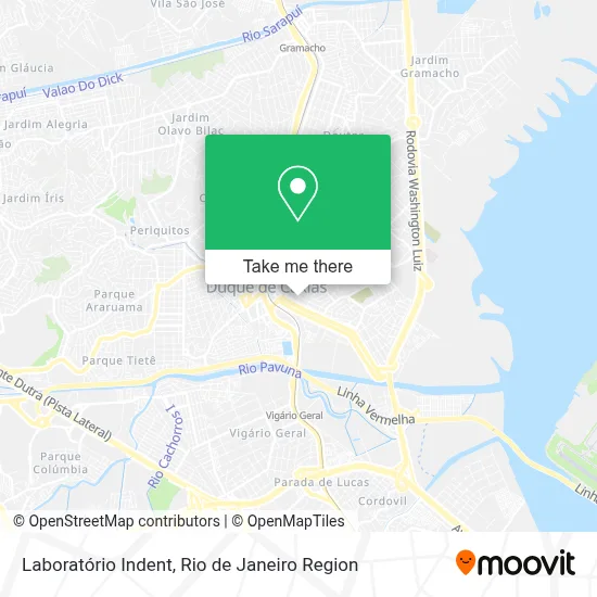 Laboratório Indent map