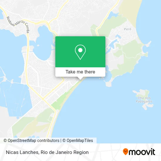 Nicas Lanches map
