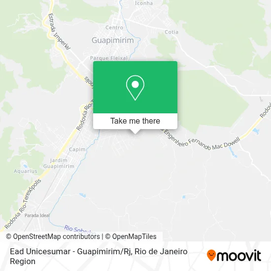 Ead Unicesumar - Guapimirim/Rj map