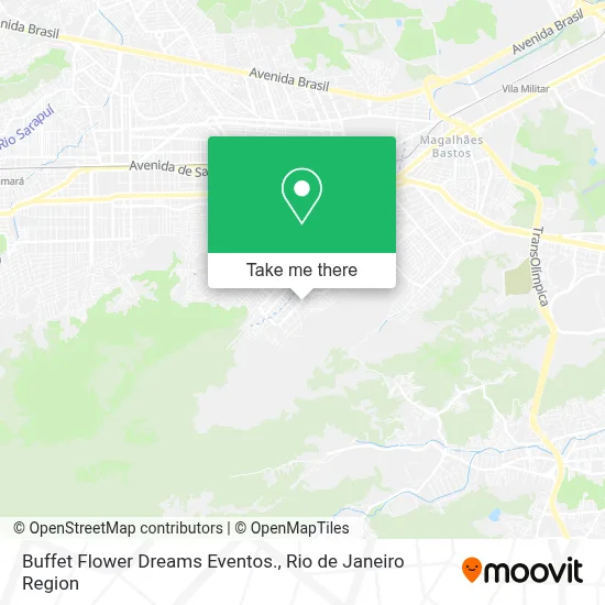 Buffet Flower Dreams Eventos. map