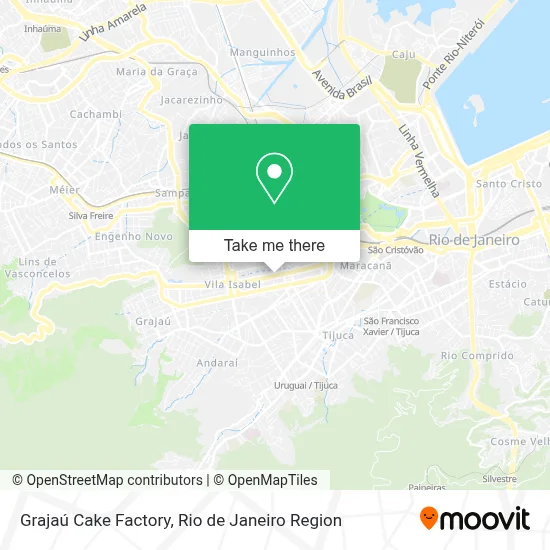 Grajaú Cake Factory map