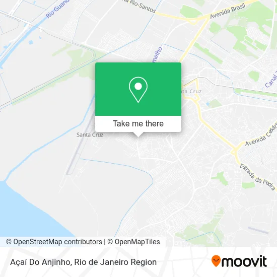 Açaí Do Anjinho map