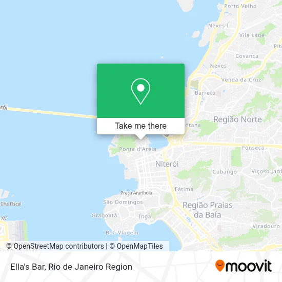 Ella's Bar map