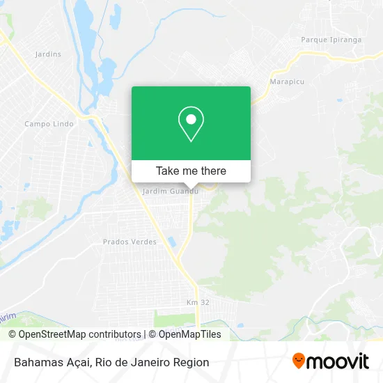 Bahamas Açai map