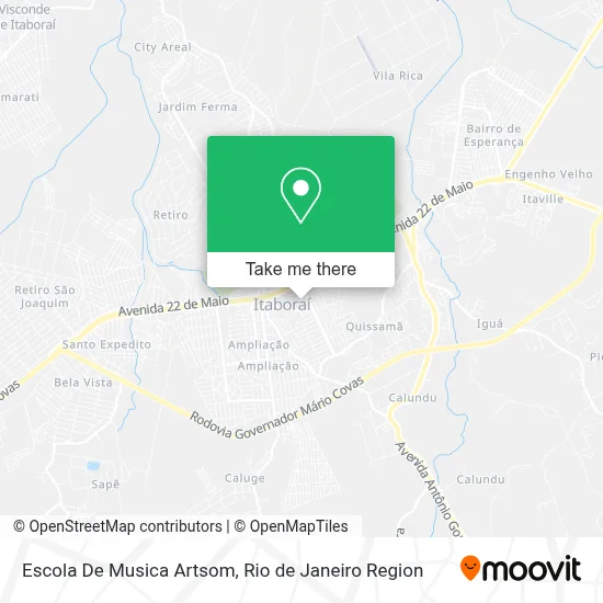 Escola De Musica Artsom map