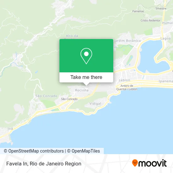 Favela In map