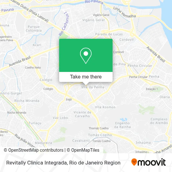 Revitally Clinica Integrada map