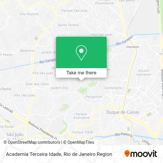 Academia Terceira Idade map