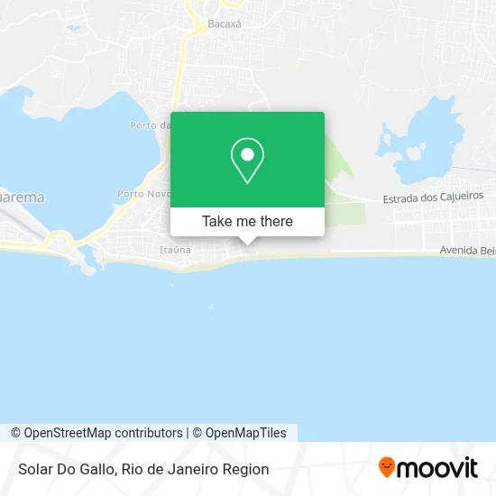 Solar Do Gallo map