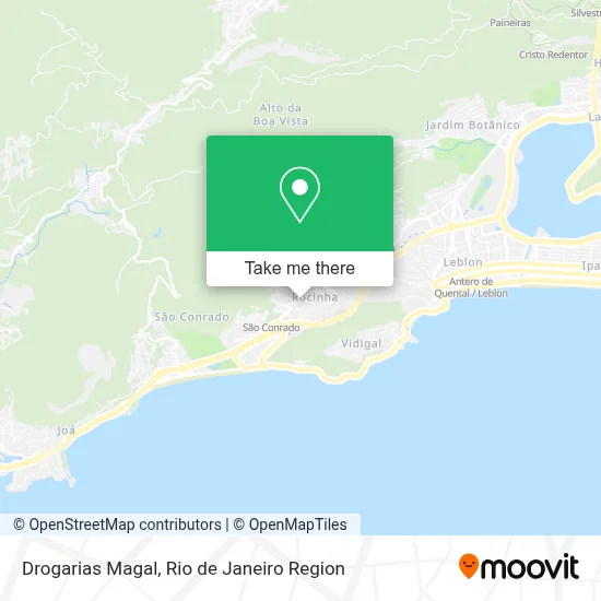 Drogarias Magal map