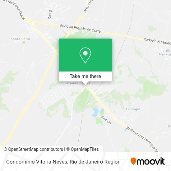 Condomínio Vitória Neves map