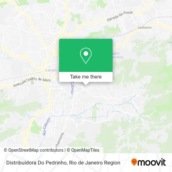 Distribuidora Do Pedrinho map