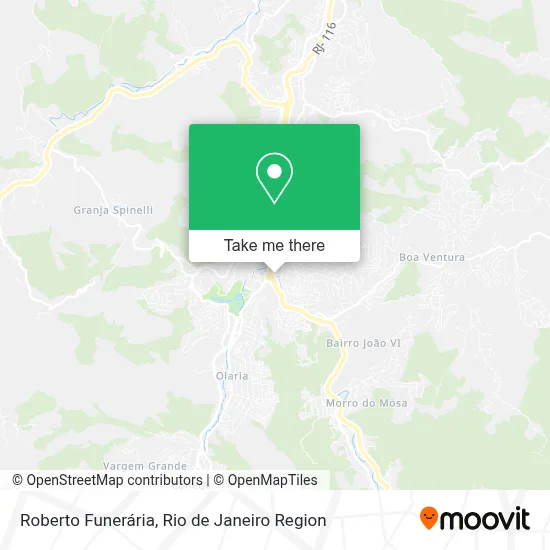 Roberto Funerária map