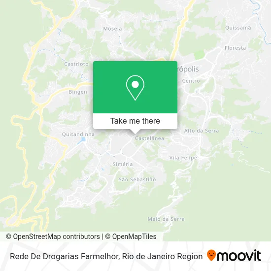 Rede De Drogarias Farmelhor map