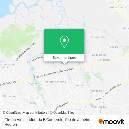 Tintas Vinci Industria E Comercio map