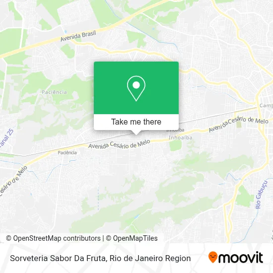 Sorveteria Sabor Da Fruta map
