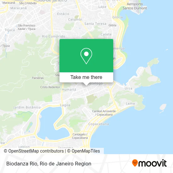 Biodanza Rio map