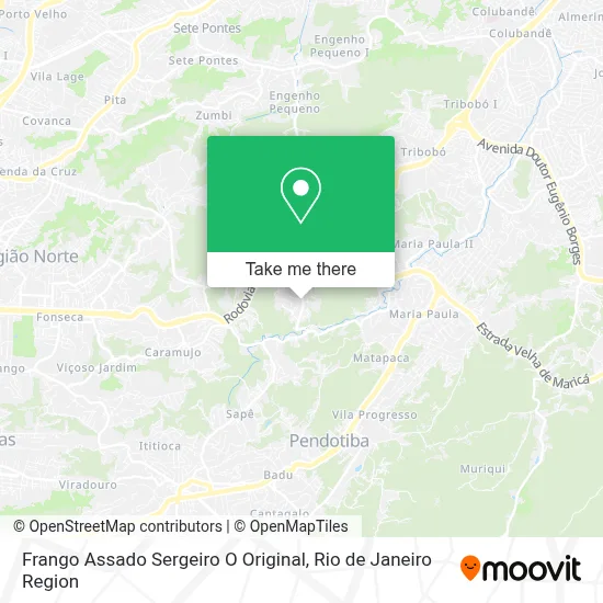 Frango Assado Sergeiro O Original map