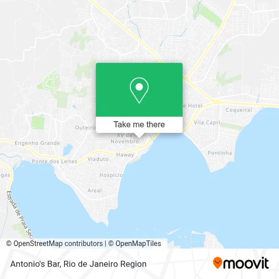 Antonio's Bar map
