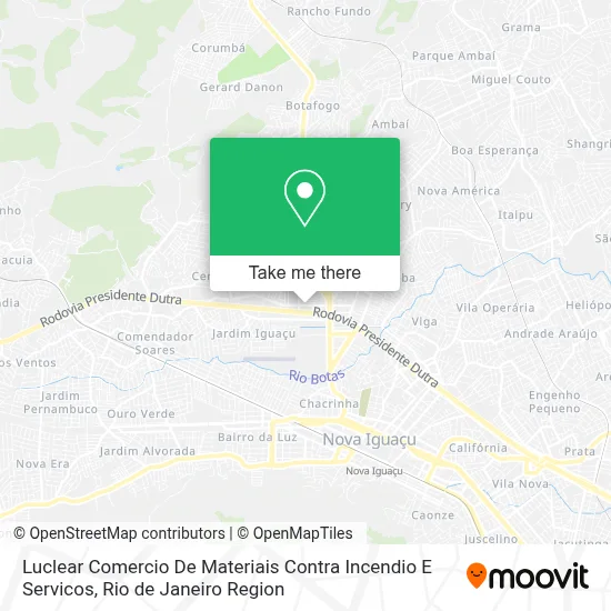 Luclear Comercio De Materiais Contra Incendio E Servicos map