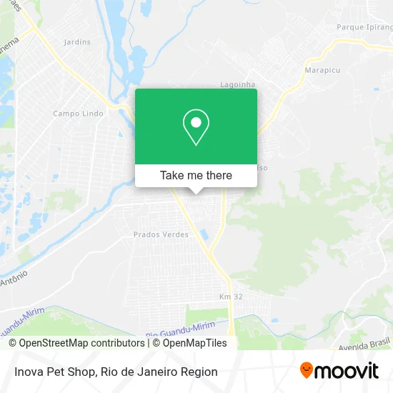 Inova Pet Shop map