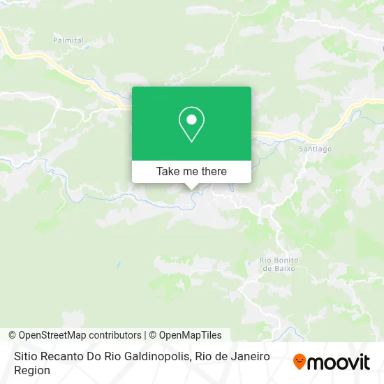 Sitio Recanto Do Rio Galdinopolis map
