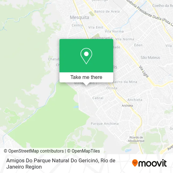 Amigos Do Parque Natural Do Gericinó map