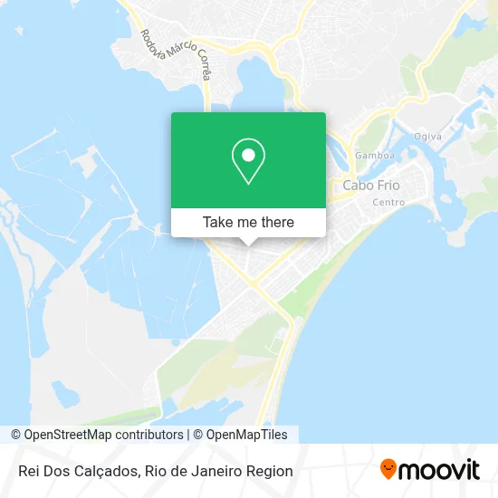 Rei Dos Calçados map
