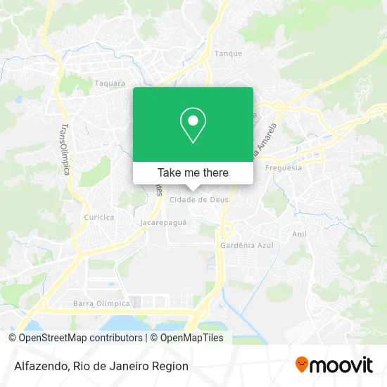 Alfazendo map