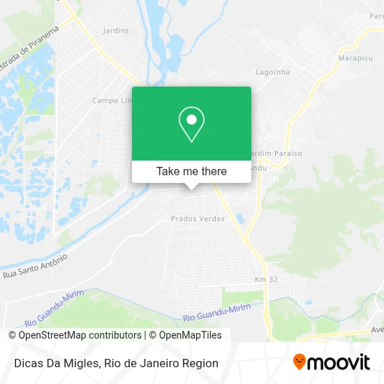 Dicas Da Migles map