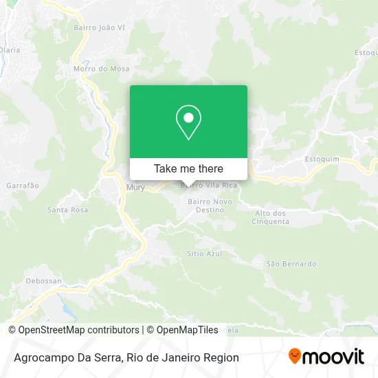 Agrocampo Da Serra map