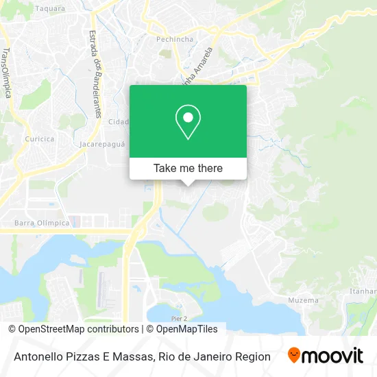 Antonello Pizzas E Massas map