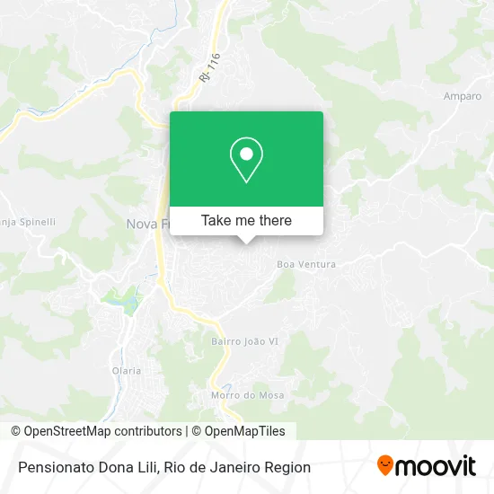 Pensionato Dona Lili map