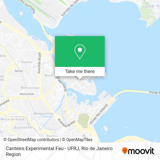 Canteiro Experimental Fau - UFRJ map