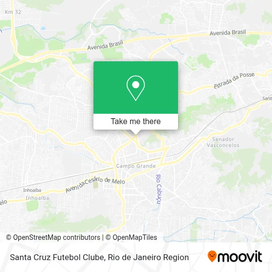 Santa Cruz Futebol Clube map