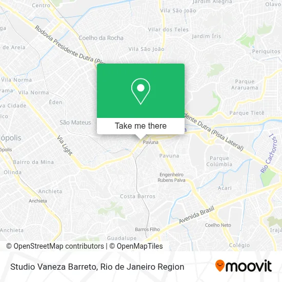Studio Vaneza Barreto map
