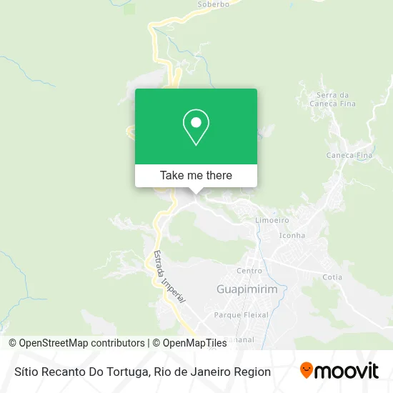 Sítio Recanto Do Tortuga map