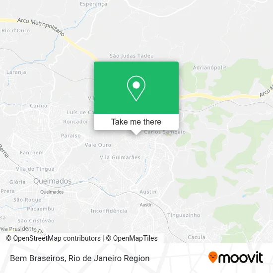 Bem Braseiros map