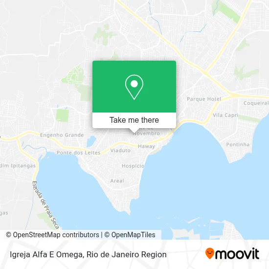 Igreja Alfa E Omega map